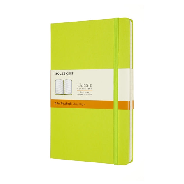 Moleskine Large Ruled Hardcover Notebook : Lemon Green-8056420850871