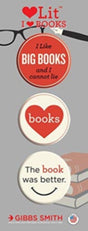 I Love Books 3 Badge Set-9781423649762